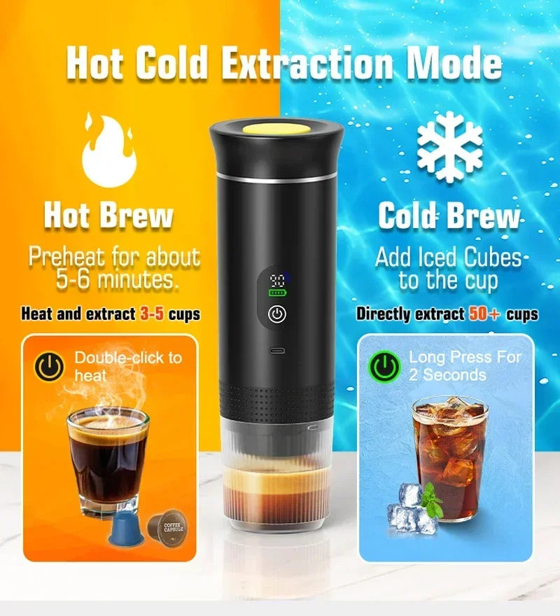 Smart 3-in-1 Portable Espresso Machine