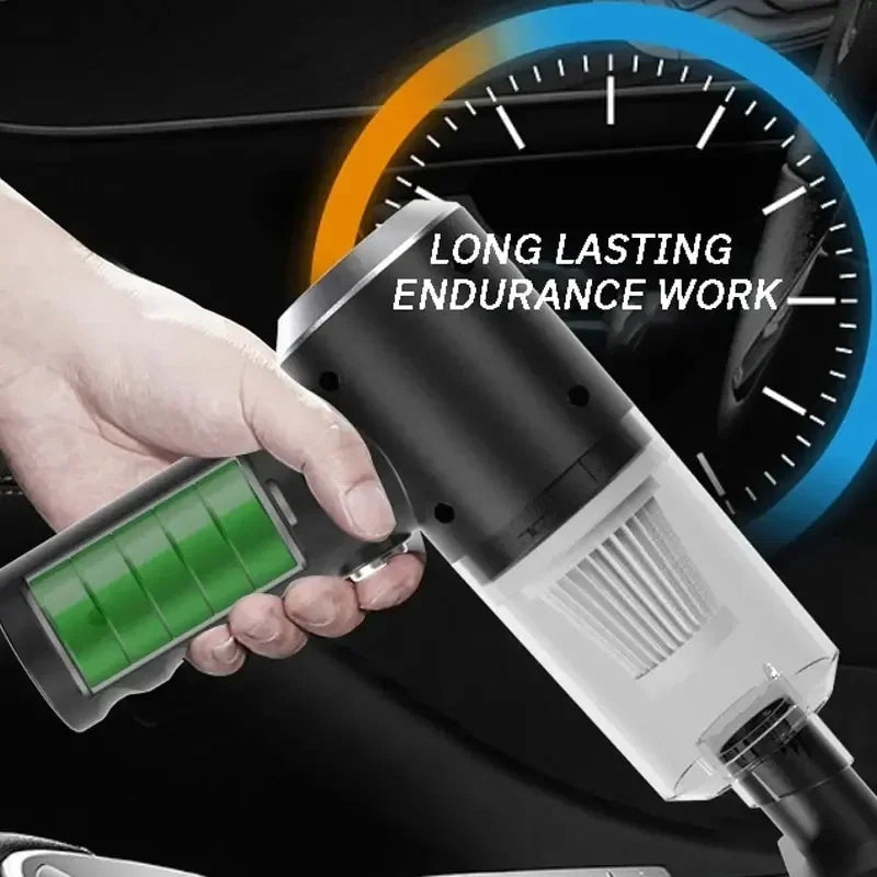 Portable Wireless Car Vacuum Cleaner – High Power 120W