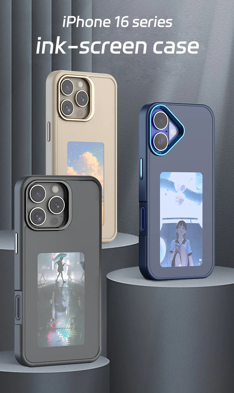 Smart NFC E-Ink Phone Case for iPhone