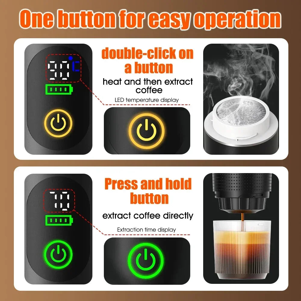 Smart 3-in-1 Portable Espresso Machine