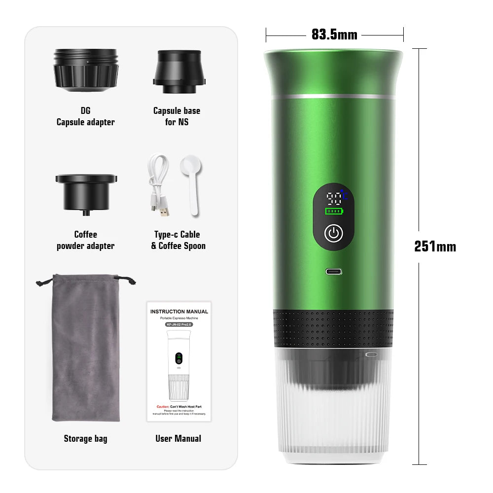 Smart 3-in-1 Portable Espresso Machine