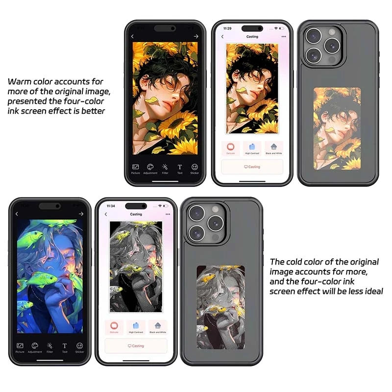 Smart NFC E-Ink Phone Case for iPhone