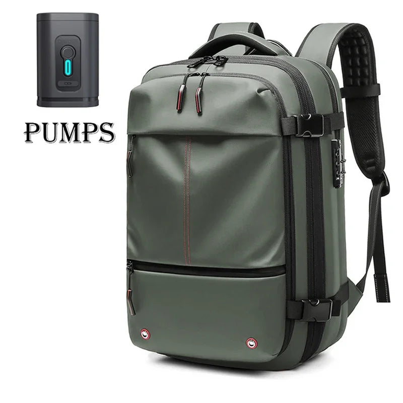 Vacuum Compression Travel Laptop Backpack