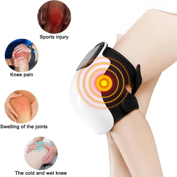 Portable Knee Massager with Heat Therapy